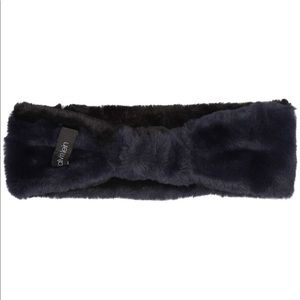 Calvin Klein fur headband